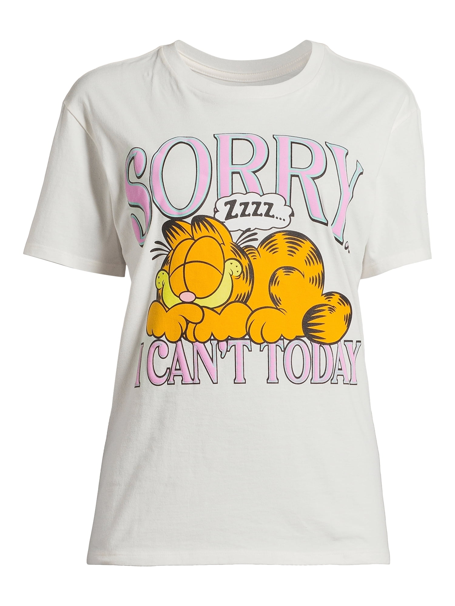 Women's Garfield T-Shirt, Sizes XS-XXXL