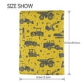 thumbnail image 3 of Pofeuu Vintage Excavator Print Travel Document Organizer Passport Holder Men Women for Family (6.5 in x 4.5 in),Wallet Holder Credit Card Clutch Bag Case, 3 of 5