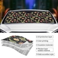 thumbnail image 5 of Fuzoiu Christmas Tree Decoration Print Car Windshield Sun Shade,Block Uv Rays Sunshade,Foldable Front Window Sun Visor Protector for Car,SUV,Truck-Keep Vehicle Cool-Christmas Tree Decoration, 5 of 8