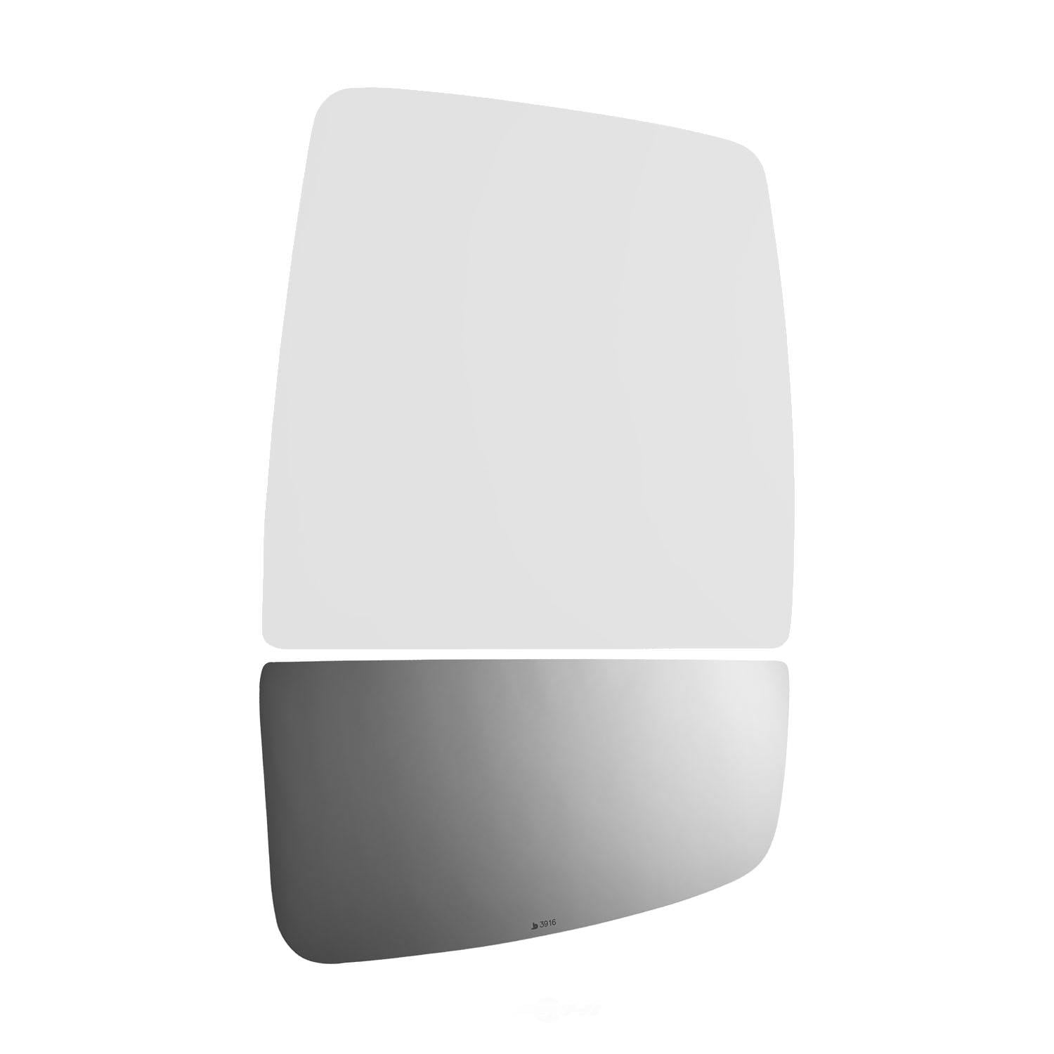 Burco Side View Mirror Replacement Glass - Clear Glass - 3916