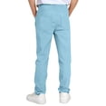 thumbnail image 2 of OGLCCG Boys' School Uniform Pants Kids Elastic Waist Straight Leg Dress Pants with Pockets Solid Color Pants Back to School 5-14 Years, 2 of 8