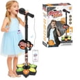 thumbnail image 1 of Star Microphone with Stand, 2026 New Karaoke Machine Toy, Adjustable Height LED Microphone with Toy Lights, 1 of 8