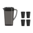 thumbnail image 2 of Apmemiss Clearance 2.2L Plastic Water Pitcher with Lid Handle Clear Measuring Jug Large Capacity Cold Water Kettle for Iced Tea Juices Lemonade Home Kitchen, 2 of 6
