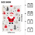 thumbnail image 2 of FORMRS 1-Subject Spiral Notebook 8" x 5" College Ruled 60 Refillable Sheet A5 Hard Cover, 2 Pack, Gray Christmas Santa, 2 of 7