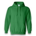 thumbnail image 2 of Gildan Pullover Hoodie for Men | 50-Cotton / 50-Polyester | Warm and Durable Heavy Blend Hooded Sweatshirt in Irish Green- Size 2XL, 2 of 5