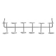 thumbnail image 3 of 4 Pcs Screwdriver Holder Pegboard Multi-Tool Holder Accessory Pegboard Accessories Multi-Ring Tool Holder for Pegboard,4 x Pegboard hooks,silver, 3 of 8