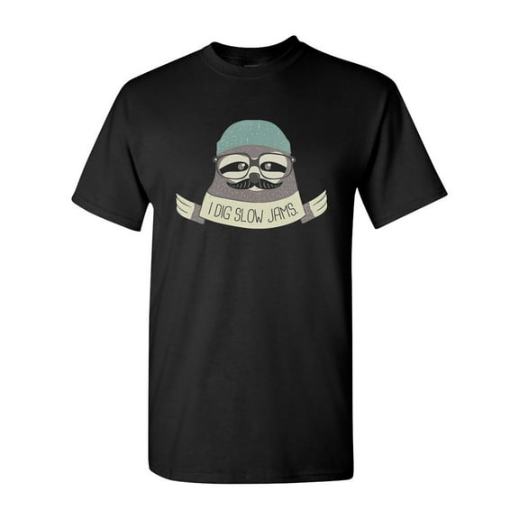 I Dig Slow Jams BeanePod Artworks Art Funny DT Adult T-Shirt Tee