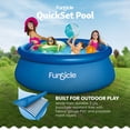 thumbnail image 4 of Funsicle QuickSet 8' x 30" Round Inflatable Top Ring Above Ground Swimming Pool Set, 4 of 6
