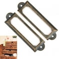 thumbnail image 4 of 20 Pcs Tiroir Étiquette Marque Étudiants DIY Tiroir Rétro Signes Étagère Note Accessoirevert Bronze, 4 of 9
