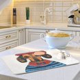 thumbnail image 6 of Yayeee Dish Drying Mat for Kitchen Counter 16"x18" Microfiber Absorbent Pad, Cute Dog Artist, 6 of 7