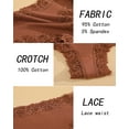 thumbnail image 4 of IF YOU Womens Cotton Underwear Lace Brazilian Panties Soft Breathable Cotton Bikini for Ladies 6 Pack, 4 of 6
