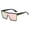 Bright Black Frame Pink Mercury, variant on New stylish one-piece large-frame sunglasses, European and American high-end fashion sunglasses, sun protection sunglasses