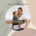 thumbnail image 5 of WildBird - Portaaviones - 7 a 45 lbs - Para mamás, papás y cuidadores - Fibras de lino europeas 100% naturales - Versátil y ajustable - Tamaño pequeño - Tela acadiana, 5 of 5
