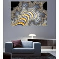 thumbnail image 2 of Wallhogs Backlund Fractal Plates Wall Mural, 2 of 2