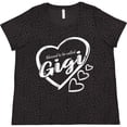 thumbnail image 3 of Inktastic Blessed to Be Called Gigi Cute Heart Design Women's Plus Size T-Shirt, 3 of 5