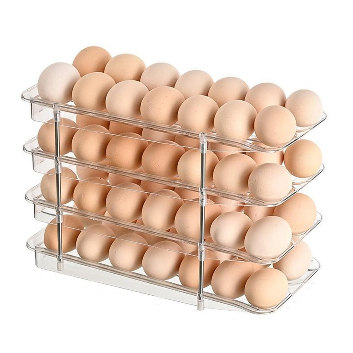 Egg Container Ladder Style Egg Organizer Holder Storage Box Eggs Dispenser Tray