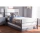 thumbnail image 1 of Baxton Studio Nereida Modern Classic Mission Style Cama de plataforma doble de madera con acabado en blanco y gris Baxton Studio HT1703-White/Grey-Twin-TRDL, 1 of 2
