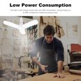 thumbnail image 4 of LED Garage Lights- Dimmable Garage Lights Ceiling, 6000LM 6500K E27/E26 LED Garage Ceiling Lights, 4 of 7