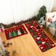 thumbnail image 5 of Tapetes de poliéster con adornos navideños, 2 unidades, tapetes y tapetes de cocina navideños, tapete antideslizante, decoración navideña para cocina, juegos de tapetes de cocina, decoración navideña, 5 of 6