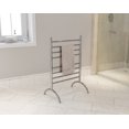 thumbnail image 3 of Ancona Essentia 8-Bar Autoportant Chauffe-Serviettes en Acier Inoxydable Brossé, 3 of 4