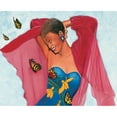 thumbnail image 3 of Unknown 18x15 Black Modern Framed Museum Art Print Titled - Butterfly Babe, 3 of 5