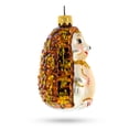 thumbnail image 2 of Woodland Hedgehog Glass Christmas Ornament, 2 of 5