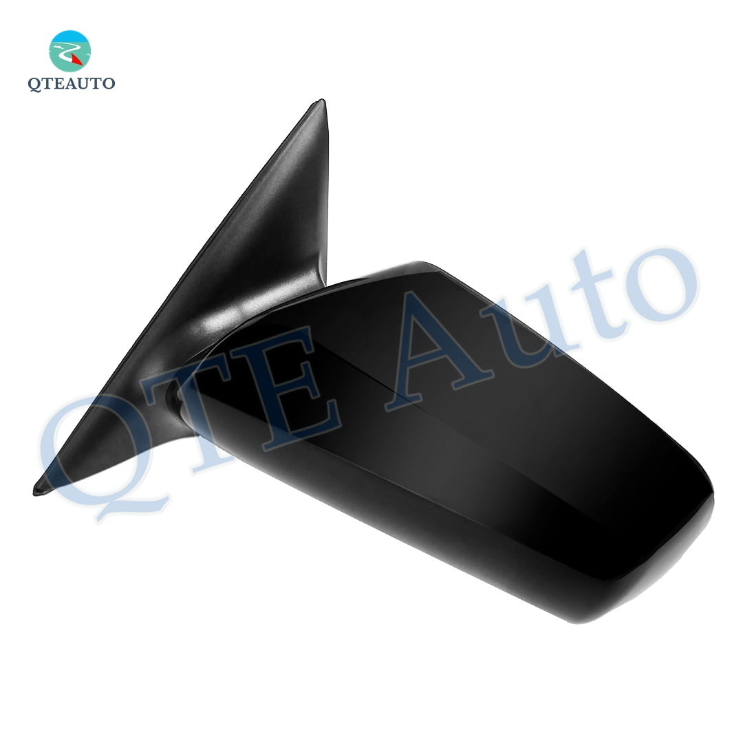 Left Driver Side Power Nonfolding Usa Built View Mirror Chrome/Flat Black Smooth For 2007-2011 Toyota Camry