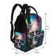 thumbnail image 2 of Easygdp Modern Abstract Colorful Skull B para Bolsa de Bebé de Gran Capacidad con Múltiples Bolsillos, Bolsa de Pañales para Padres, Bolsa de Viaje Organizada y Elegante, 2 of 6