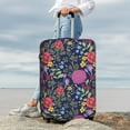 thumbnail image 7 of Disketp Floral Elastic Travel Luggage Cover Travel Suitcase Protective Cover For Trunk Case Apply To 18''-32'' Suitcase Cover-Large, 7 of 7