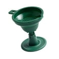 thumbnail image 1 of maskred Entonnoir en Silicone Pliable pour Trémie Réutilisable Filtre Distributeur de Produit Fluide Portable Vert Foncé 1Set, 1 of 6