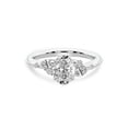 thumbnail image 4 of IGI Certified 5 Carat Oval Shape Lab Grown Diamond Engagement Ring | 14K White Gold | Emmeline Crisscross Side Stone Diamond Ring | FG-VS1-VS2 Quality Friendly Diamonds, 4 of 6