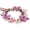 Pink, variant on Fairy Butterfly Flower Crown - Handmade Rose Floral Headband Adjustable Woodland Forest Headpiece for Women Girls Maternity Wedding Cosplay Hair Accessory
