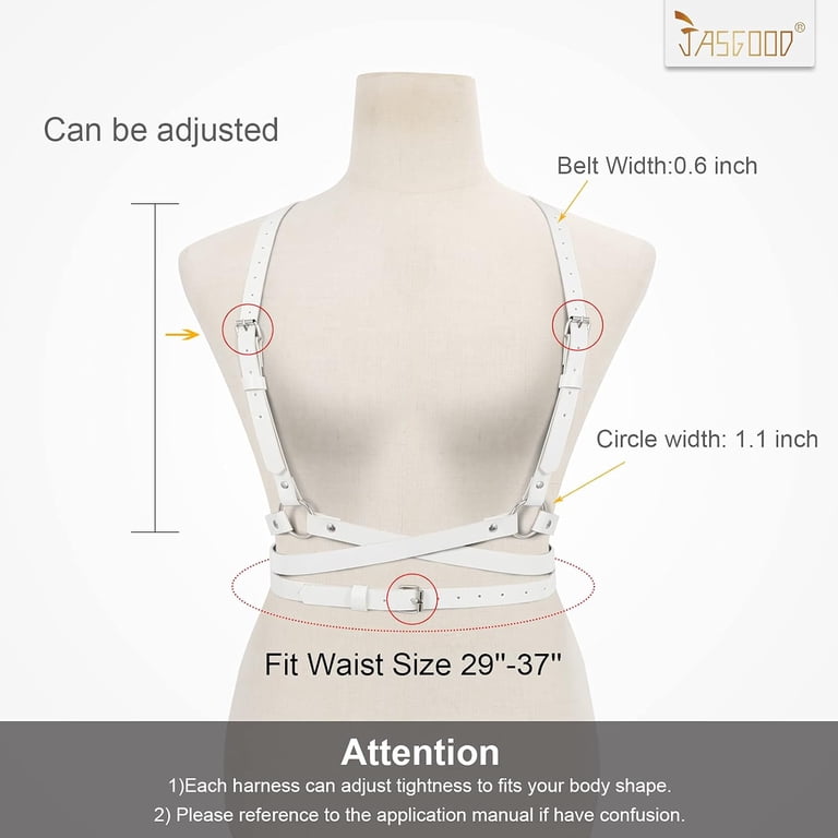 Punk Waist Belt Women PU Leather Skinny Body Adjustable  display picture 2