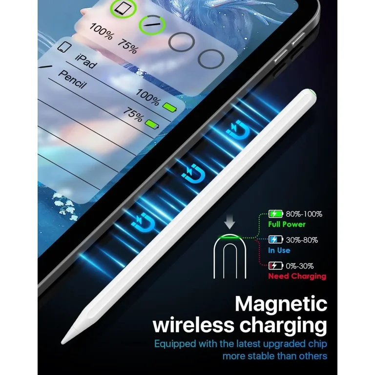 BONAEVER Magnetic Wireless Stylus Pen for iPad Pro 11 1/2/3/4 +