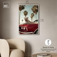 thumbnail image 5 of Art Remedy Modern Tiger Art Canvas, 24" x 36", Silver Frame, Roaring Red Mustang, 5 of 7