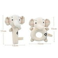 thumbnail image 4 of Bangcool Baby Rattle Toy Animal - 2PCS Stuffed Infant Hand Grip Toy Newborn Hand Rattle, 4 of 10
