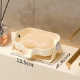 thumbnail image 3 of Btomtd No Drill Soap Box and Case with Holder, Adhesive Mount Soap Holder for Wall, Soap Dish for Bathroom and Shower Without Tools, White, 3 of 8