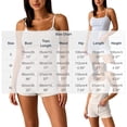 thumbnail image 5 of Vrorvz Women Pjs Set Short Sleeveless Crew Neck Camisole Pajamas 2 PC Casual Soft Sets Loungewear Outfit S-XL, 5 of 5
