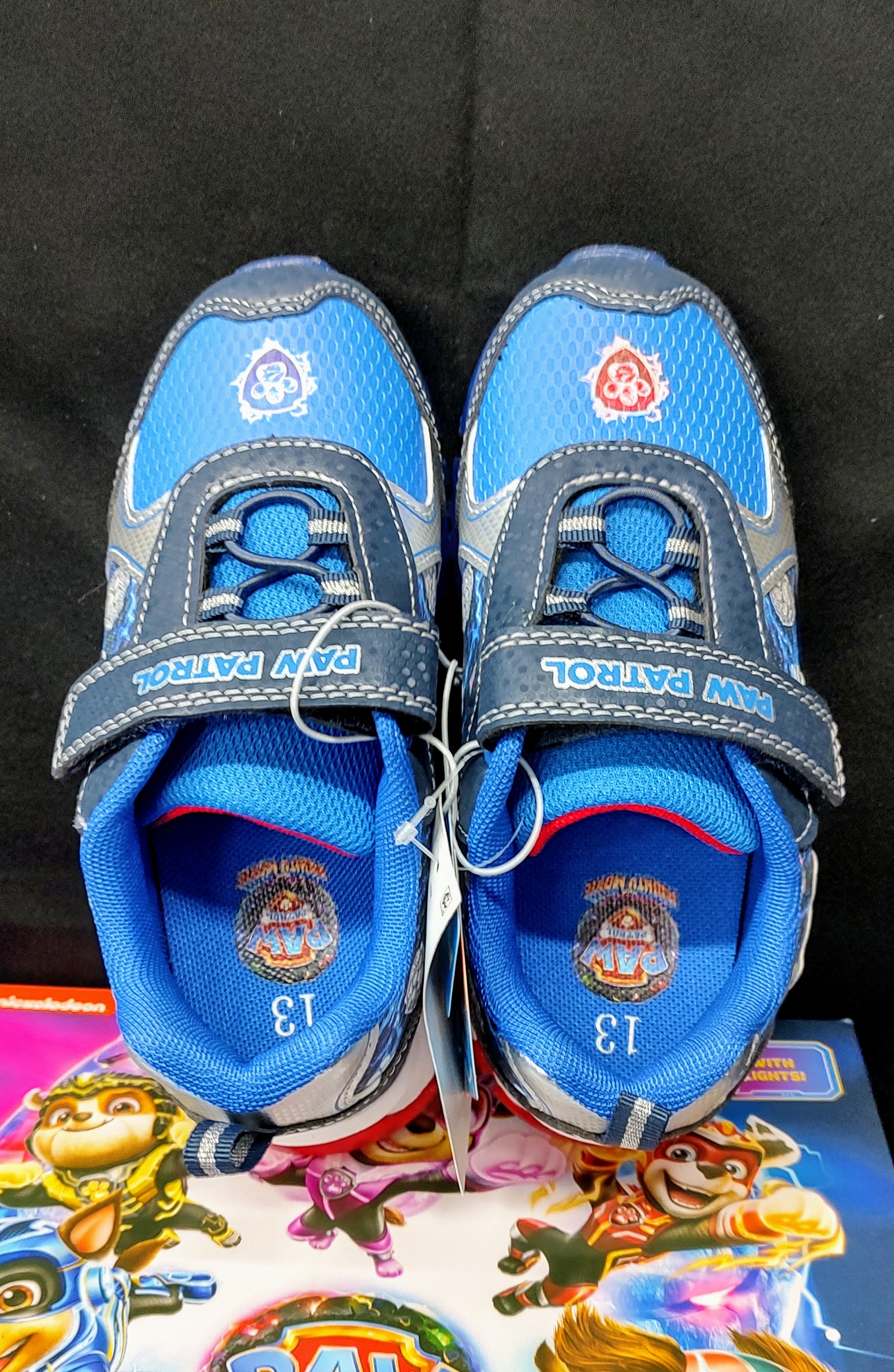 Toddler Boys' PAW Patrol Light-Up Sneakers - Blue 13