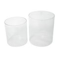 thumbnail image 3 of Lantern Column, Set of 2, Decorative Column for Garden in Industrial Design, Lantern for Outdoor and Indoor, Lantern Including Candles, Oriental, 37 1/2+ 29 1/2 in, 3 of 16