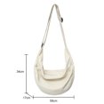 thumbnail image 3 of Crescent Crossbody Bags Bolso de hombro de gran capacidad Bolso bandolera de viaje (Beige) Tmvgtek Para Estrenar, 3 of 9
