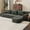 Blackish Green, variant on 112" Full Foam Woven Texture Large Sofa, Mid-Century Modern Sofa with Resilient Cushion, Oversized Sofa Chair with Modular Structure for Living Room leisure use, Beige White