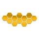 thumbnail image 1 of 12 piezas extraíbles de acrílico espejo Soledad decoración autoadhesiva Oro 70x40mm adhesivo de pared hexagonal, 1 of 6