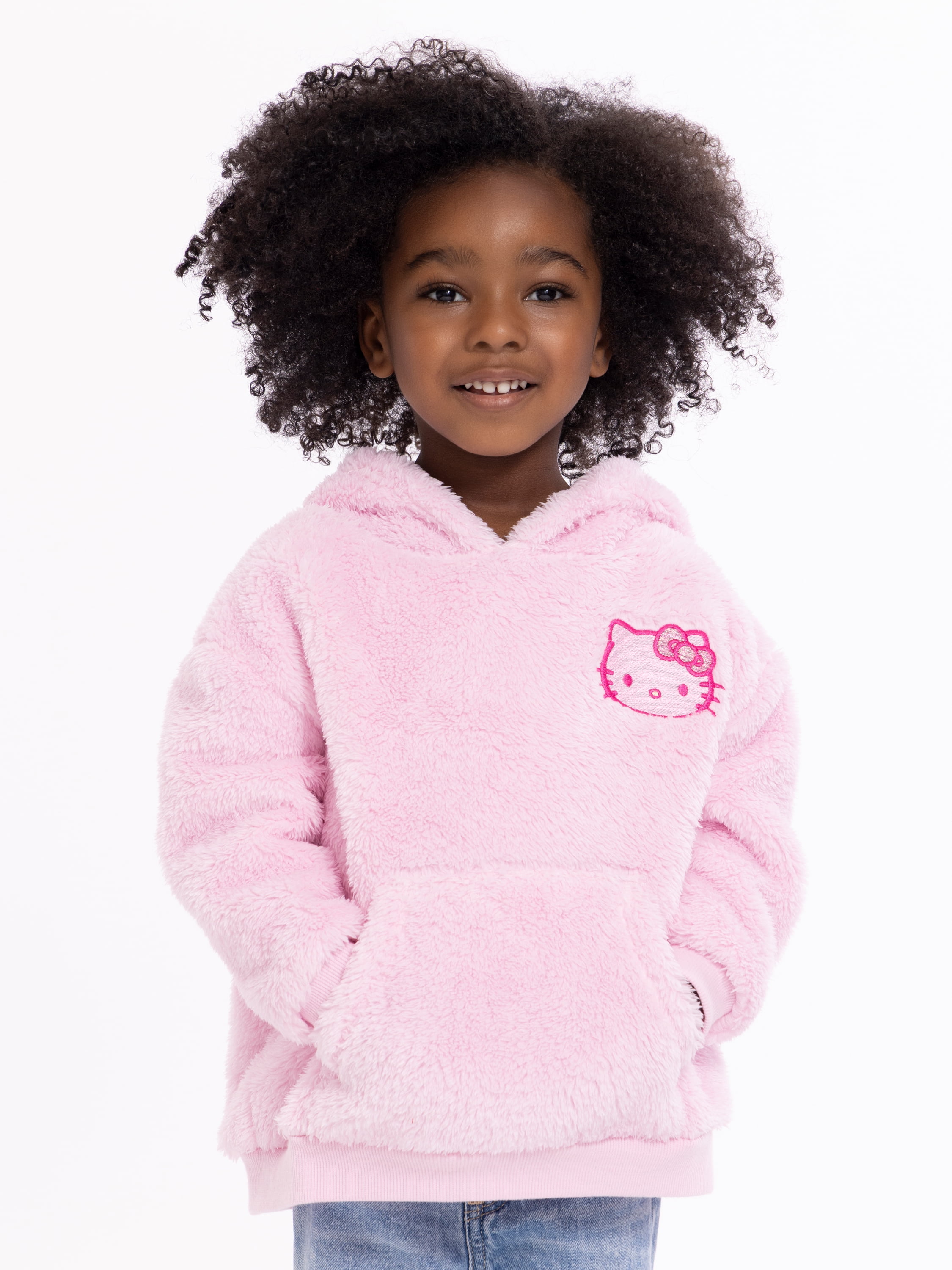 Hello Kitty Toddler Girls Plush Cosplay Hoodie, Sizes 12M-5T