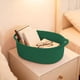 thumbnail image 1 of Lunxisen 1 Pcs Basket Empty Gift Basket, Decorative Rope Woven Nursery Storage Organizer Dog Toy Baskets for Baby Showers Christmas Easter with Gift Bags and Ribbons, 1 of 9