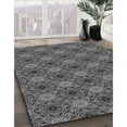 thumbnail image 3 of Ahgly Company Machine Washable Indoor Square Transitional Dark Gray Black Area Rugs, 7' Square, 3 of 7
