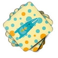 thumbnail image 2 of Polkadot Rabbit Foam Coaster Set of 4, 2 of 3