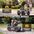 thumbnail image 3 of TOKTOO 12V Electric Car for Toddler, Mercedes-Benz G63 Licensed Kids Ride on Toys, Toddlers Ride on Car with Parental Remote Control & LED Lights & Music, Kids Car Power Ride on, Gray, 3 of 10