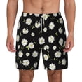 thumbnail image 2 of Goofa Daisies Flowers Printed Men's Swim Trunks Board Shorts Quick Dry Mens Swimming Trunks with Compression Liner,Breathable Fit Hawaii Beach Shorts-Large, 2 of 9