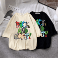thumbnail image 3 of Verano 2021 Rick and Morty impreso camiseta de dibujos animados personaje de manga corta simple y casual camiseta popular para hombres y mujerespangjing, 3 of 3